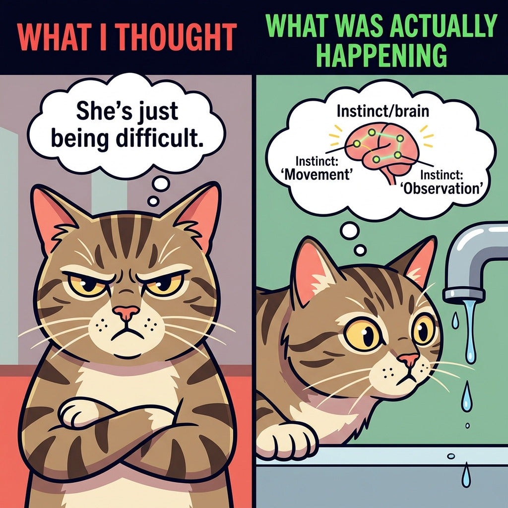 What I thought was happening versus what was actually happening, side by side